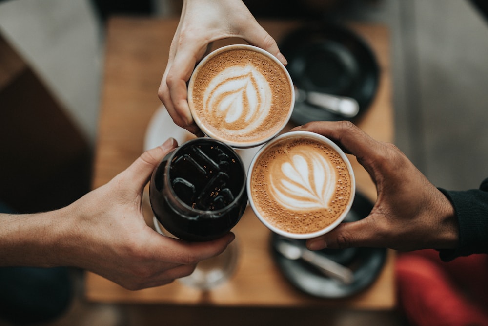 Coffee being prepared